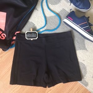 Adidas all black shorts